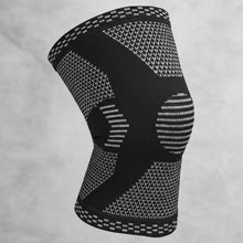 Cargar imagen en el visor de la galería, Rodillera Elástica De Compresión Para Deportes Correr Negro Xl
