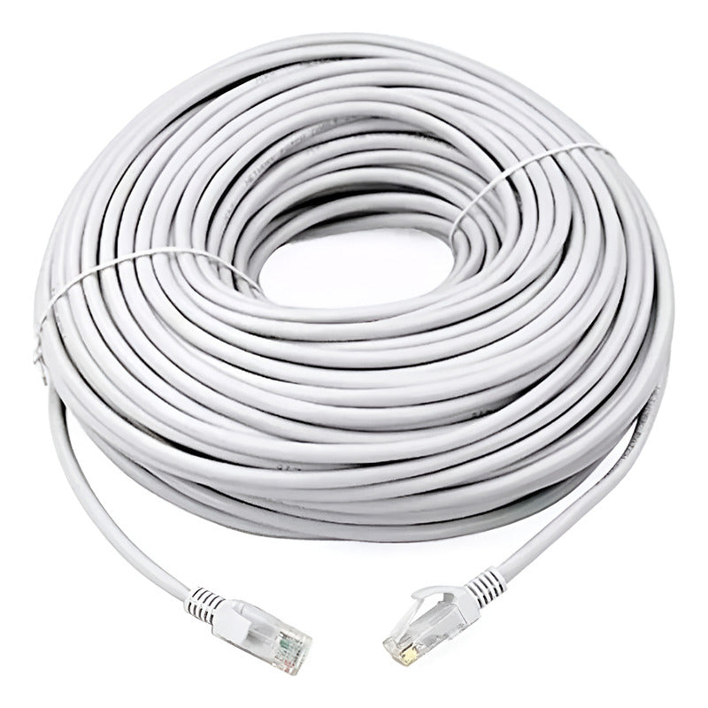Cable De Red Rj45 Cat6e 10 Metros 4par 24awg Interior Armado
