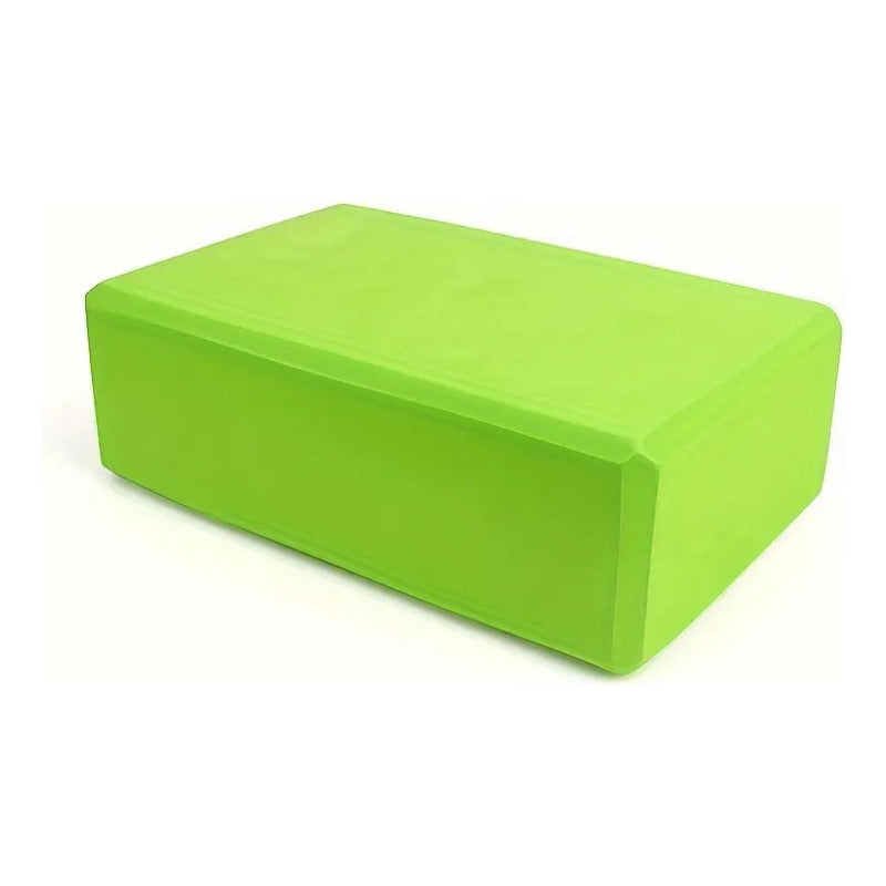 Ladrillo Bloque Goma Eva Yoga Pilates Ejercicios Verde Verde