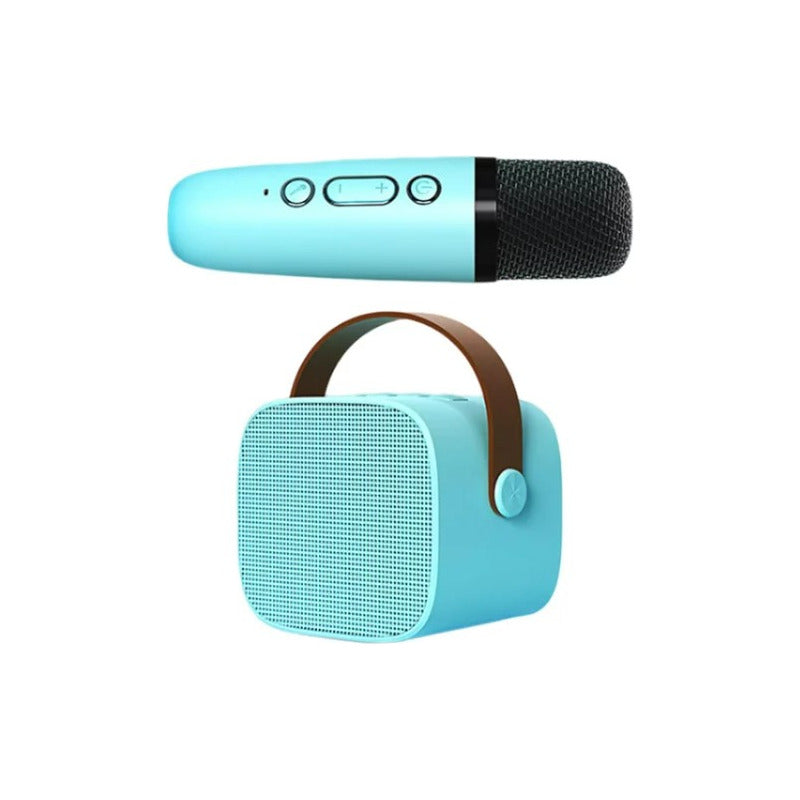 Mini Parlante Karaoke Bluetooth Para Niños Con Micrófono