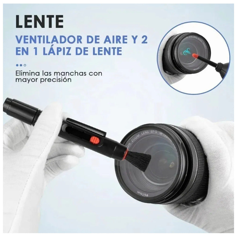 Set De 10 Kit Limpieza Cámara Sensor Y Lentes Limpiador Set