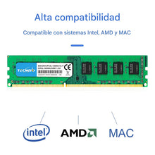 Cargar imagen en el visor de la galería, Memoria Ram Gamer Color Verde 8gb 1 Tecmiyo Ddr3l-1600u
