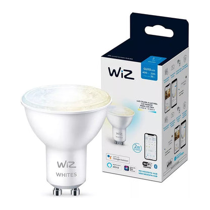 Dicroicos Led Wiz Cálido/frío Gu10 Wi-fi Google O Alexa X2 Blanco Cálido A Frío