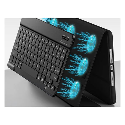 Carcasa Funda + Teclado Para iPad 9th Gen 2021 Negro
