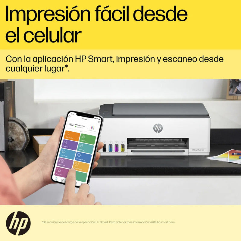 Impresora Multifunción Hp Smart Tank 580 Tinta(caja Abierta) Blanco