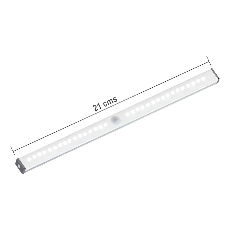 Lámpara De Barra 21 Cm Con Sensor De Movimiento Inteligente Blanco