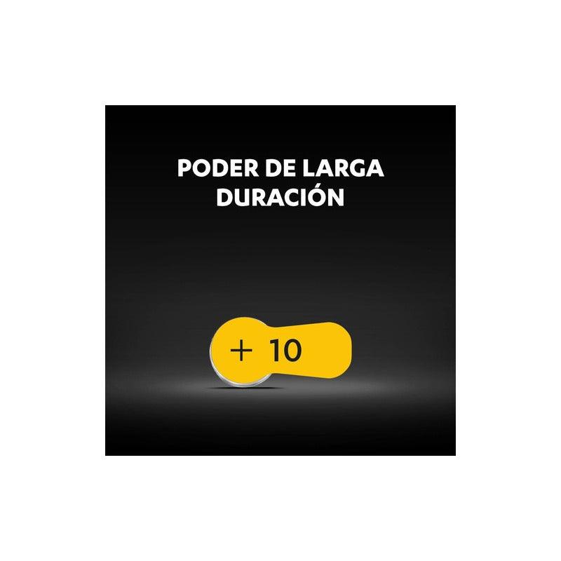 Pila Para Audífonos Duracell Tamaño 10 X6 Unidades