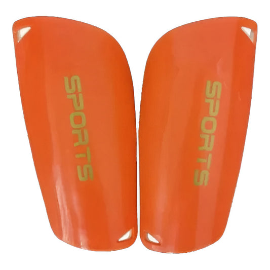 Espinilleras Canilleras De Futbol Naranja Unica Naranja