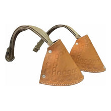 Cargar imagen en el visor de la galería, Estribos De Suela - Capachos De Cuero Beige Beige
