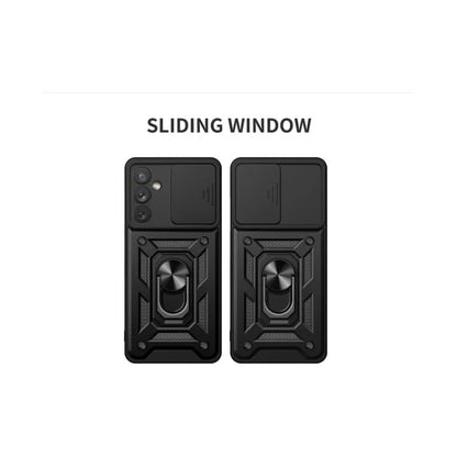Carcasa Para Samsung Antishock Anillo Blindada Plateado A54 5g