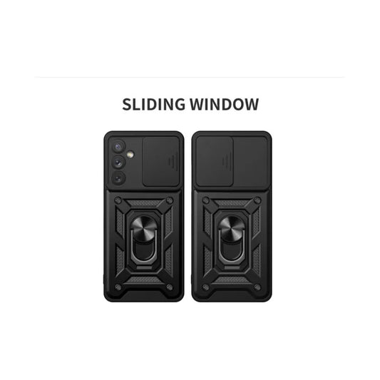 Carcasa Para Samsung Antishock Anillo Blindada Plateado A54 5g