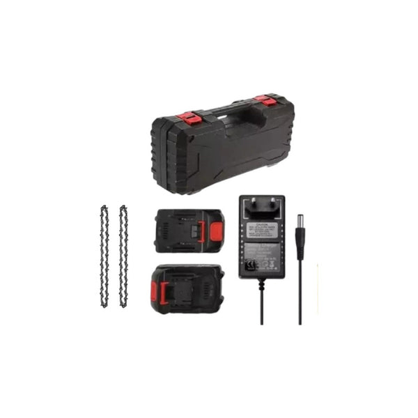 Mini Motosierra Inalámbrica Poda 6 Pulgadas + 2 Baterias 48v