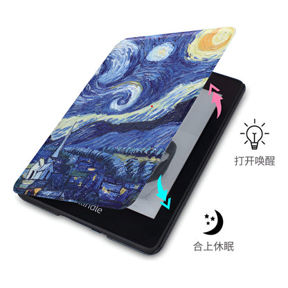 Funda Protectora Para Kindle Paperwhite 7.0 12va Gen 2021 Noche Estrellada