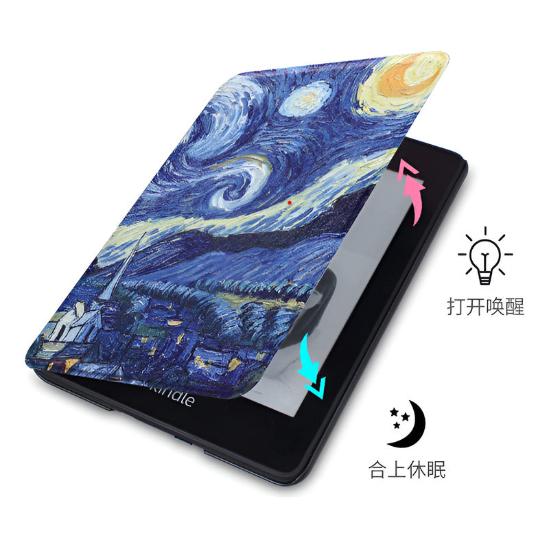 Funda Protectora Para Kindle Paperwhite 7.0 12va Gen 2021 Noche Estrellada
