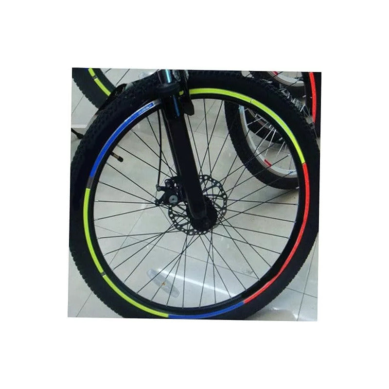 30 Pcs Multiuso Bicicleta Adhesivo Reflectante Sticker Azul