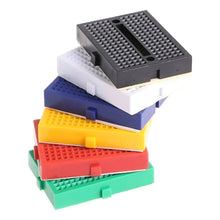 Cargar imagen en el visor de la galería, Mini Protoboard 20 Piezas 170 Puntos, Arduino, Pic, Arm, Avr
