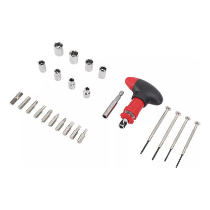 Juego De Linternas Con Luz Caja De Herramientas Luz 24 Pcs Negro