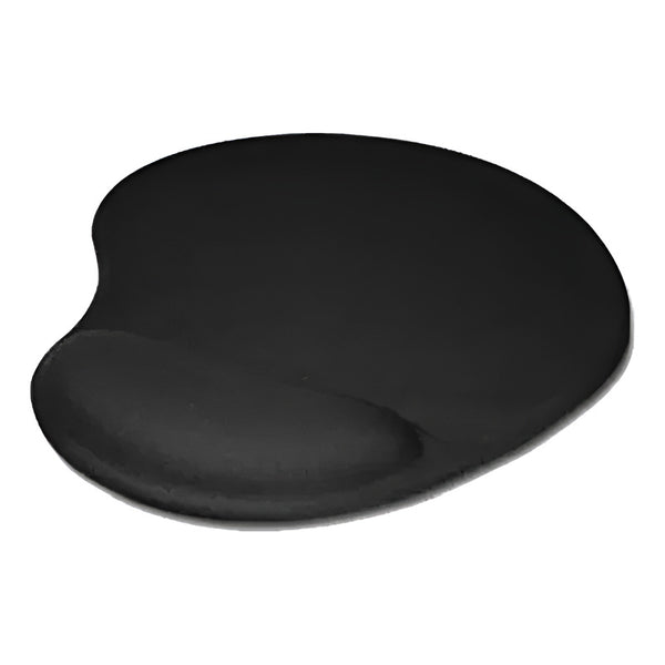 Mouse Pad Ergonomico Gel Apoya Muñeca Base Antideslizante Negro Negro