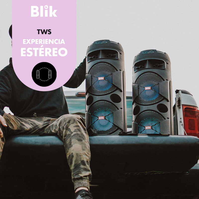 Parlante Blik Screamer3 Portátil Con Bluetooth Negra (nuevo Con Caja Abierta)