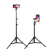 Load image into Gallery viewer, Trípode Celular Camara Soportes 210cm Control Bluetooth Negro

