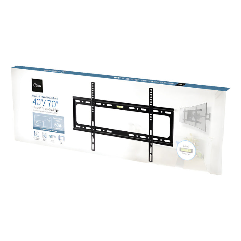 Soporte Tv Pantalla Monitor Fijo 40-70 Microlab/caja Abiert Negro