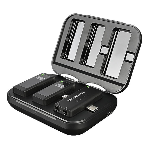 Micrófono Inalámbrico Takstar V4 Dual Bluetooth Ios Yandroid Negro