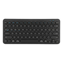 Teclado Retro Punk Estilo 78 Teclado K380 Bluetooth 5.0 Negro Español Latinoamérica