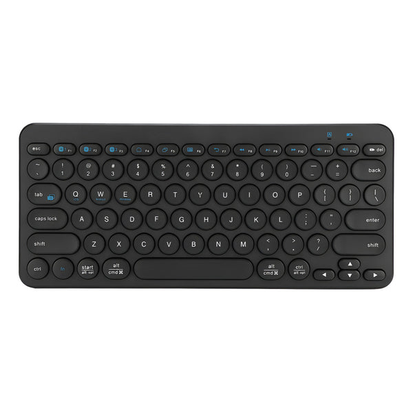 Teclado Retro Punk Estilo 78 Teclado K380 Bluetooth 5.0 Negro Español Latinoamérica