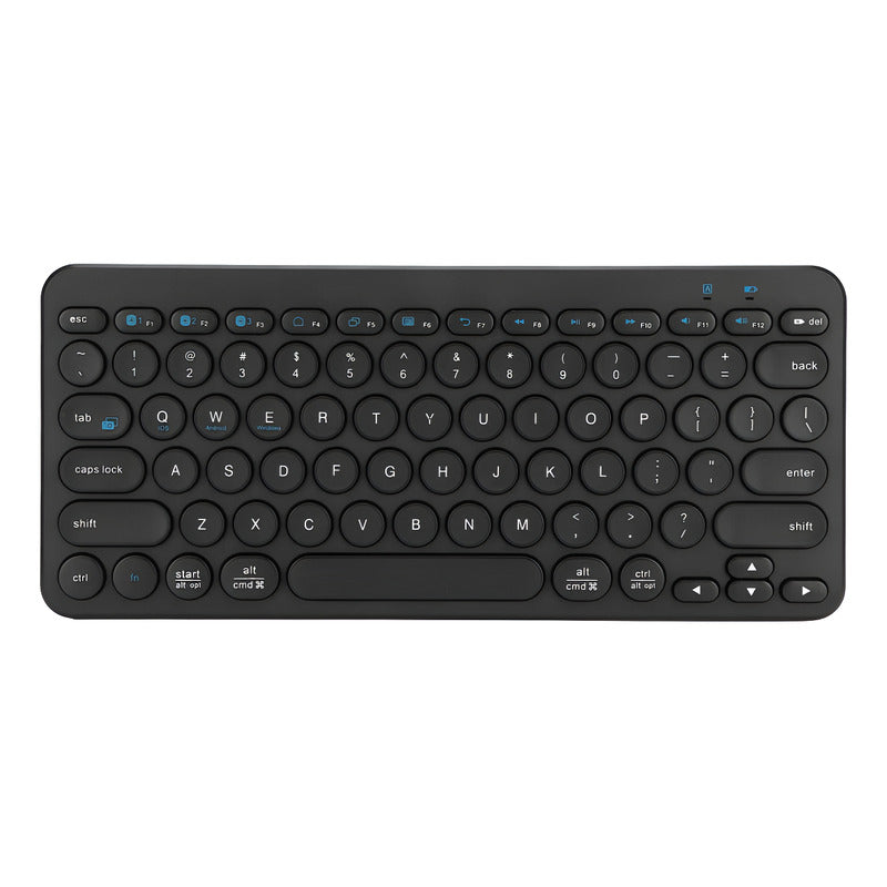 Teclado Retro Punk Estilo 78 Teclado K380 Bluetooth 5.0 Negro Español Latinoamérica
