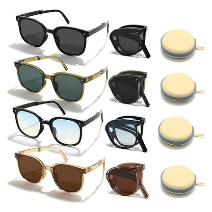 Lentes De Sol Polarizados Resina Plástico Elipse Uv Gafas Plegables Verde Musgo Verde Musgo Verde Musgo Verde Musgo