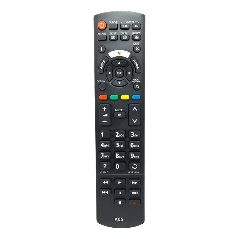 Control remoto compatible con Panasonic Smart Tv K55 Negro