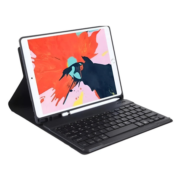 Funda Para iPad 10 Generacion 10.9 2022 Con Teclado Ñ Gris Oscuro