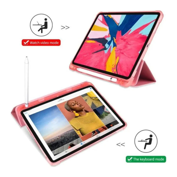 Carcasa Funda Inteligente Carcasa Rosa Para iPad Pro 11 Rosa