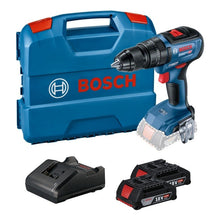 Cargar imagen en el visor de la galería, Taladro Percutor Bosch Gsb 18v-50 Brushless + 2 Baterías Color Azul Frecuencia Azul
