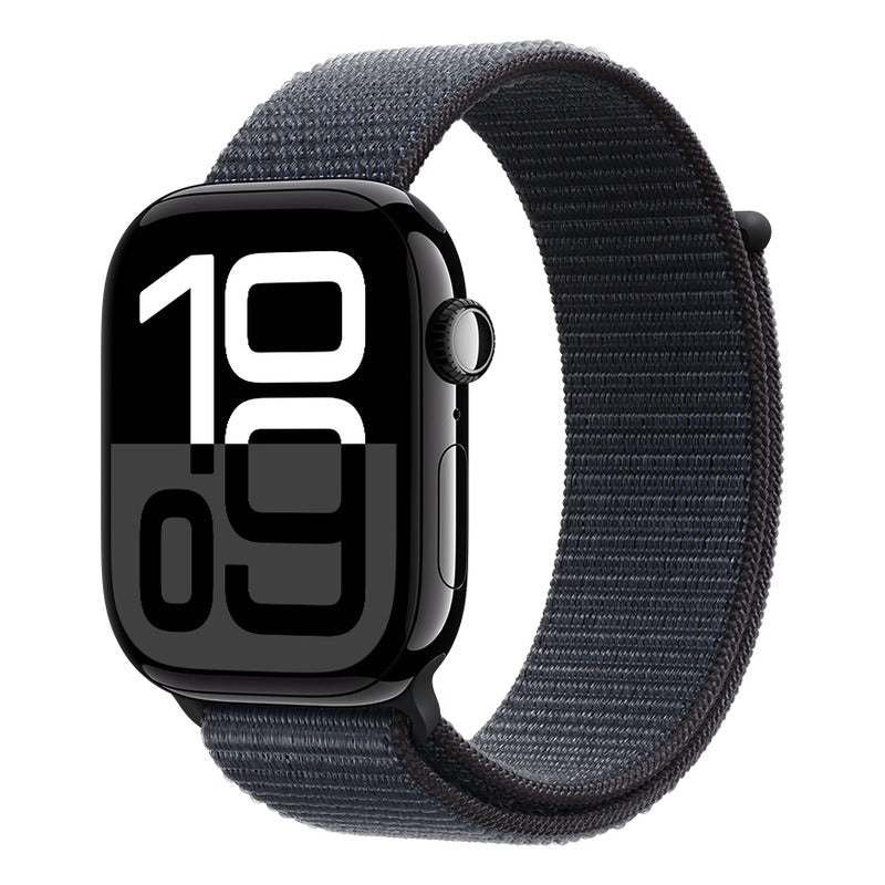 Apple Watch Series 10 Gps  Caja De Aluminio Negro Azabache De 46 Mm  Correa Loop Deportiva Color Tinta (nuevo Con Caja Abierta)