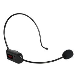 Micrófono Inalámbrico Fm Hi-fi Con Sonido Profesional Negro