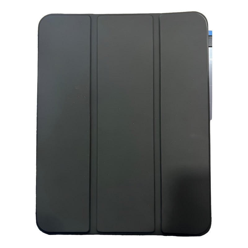 Funda Para iPad 10.2 Con Ranura Espacio Pencil Negro/transparente