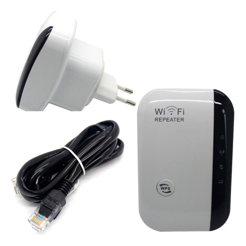 Repetidor Wifi Inalambrico De 300 Mbps - 05008 Mertel Color Blanco