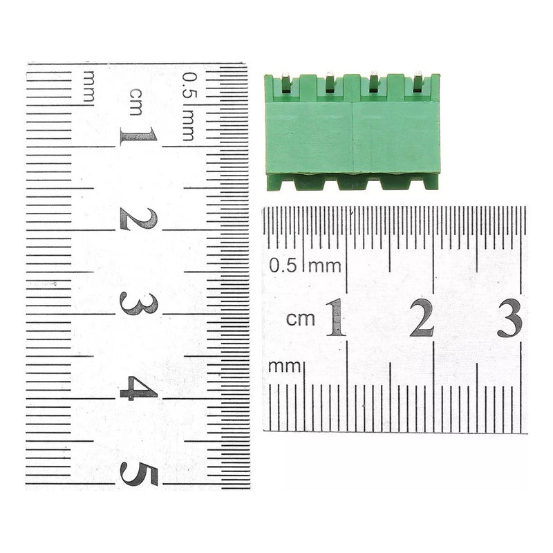 Pack 5 Terminales Borneras M H 4 Pines Pcb 2edg 4p [ Max ]