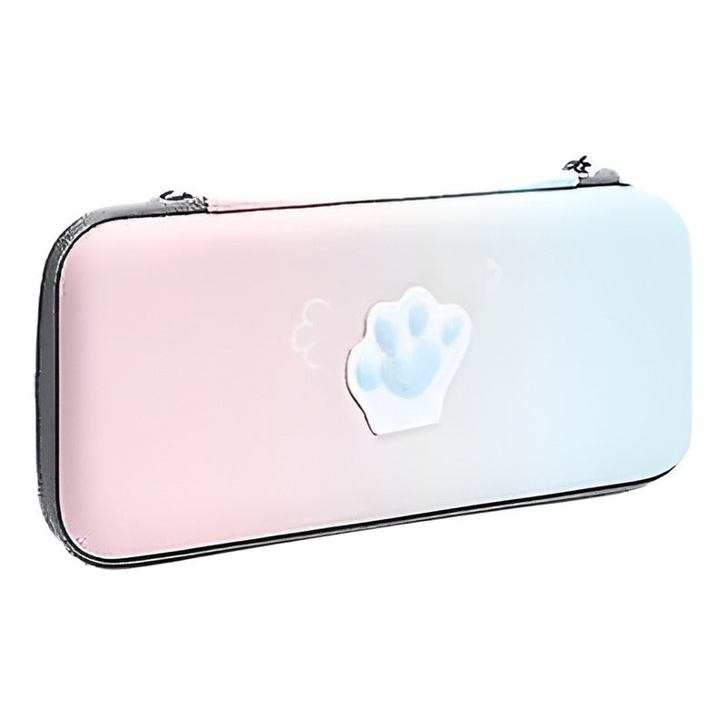 Bolso Nintendo Switch Classic Oled Kawaii Celeste Rosa Lindo