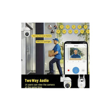 Cargar imagen en el visor de la galería, Cámara Teruhal Wifi 1080p 360° Blanco

