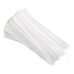 1000 Pzs Cinchos Plástico 18lb Bridas De Nailon Anti-uv 15cm Blanco