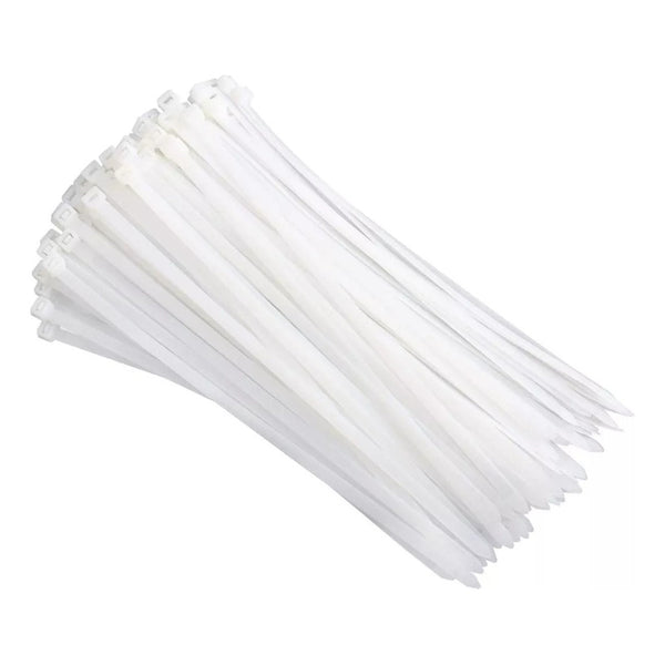 1000 Pzs Cinchos Plástico 18lb Bridas De Nailon Anti-uv 15cm Blanco