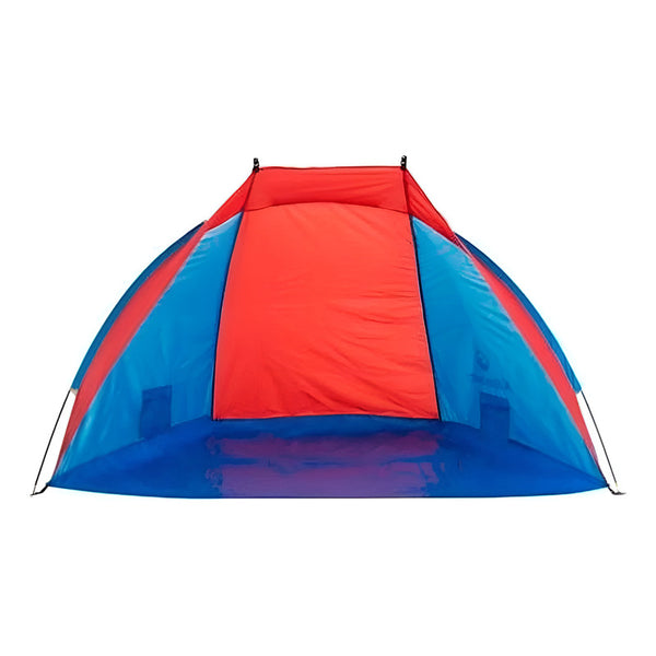 Para Viento Media Carpa Playa 220x110x120cm Naranja/azul