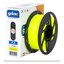 Cargar imagen en el visor de la galería, Filamento Pla Grilon3 1.75mm 1kg Impresora 3d - 3dpt Amarillo Flúo
