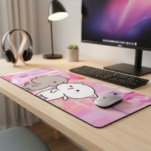 Cargar imagen en el visor de la galería, Alfombrilla Ratón Genérica Peach &amp; Goma 90x40 Rosa Claro
