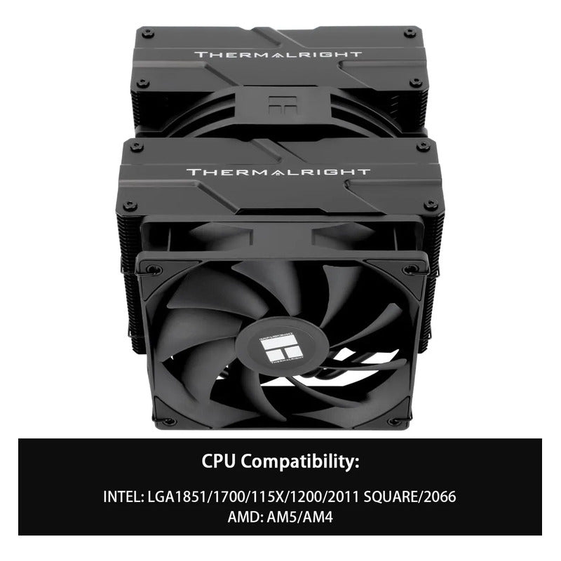 Cooler Cpu Termalright Peerless Assassin 140 Black Negro