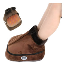 Cargar imagen en el visor de la galería, Bota Calefactor Eléctrico Calienta Pie Cuello Espalda Marrón Oscuro Marrón
