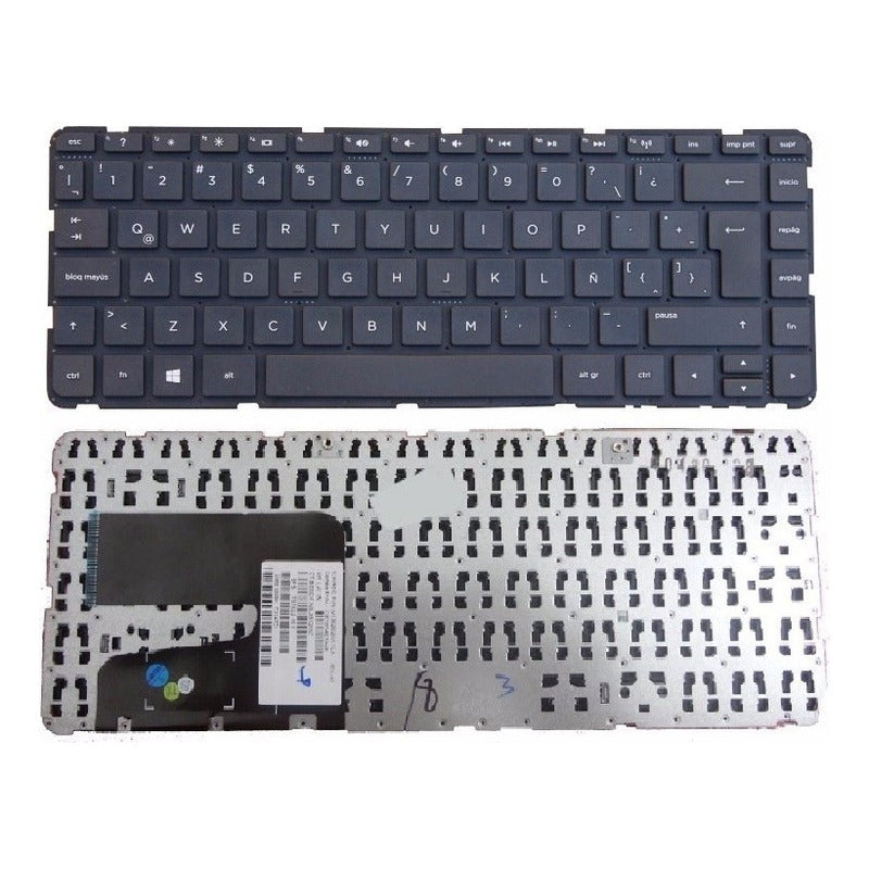 Teclado Hp 14-n000 14-g000 14-r000 14-d000 14-w000 Español Color Negro 