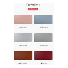 Cargar imagen en el visor de la galería, Alfombrilla Mousepad De Cuero Impermeable Reversible 80x40 Color Negro/rojo
